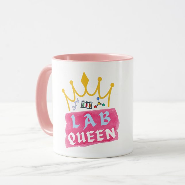Mug Lab Queen - Laboratoire Girl (Devant gauche)