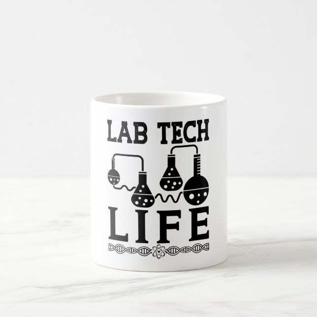 Mug Lab Tech Life Doctor Chemist Laboratory Technician (Centre)