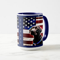 Laboratoire de chocolat avec American Flag Patriot