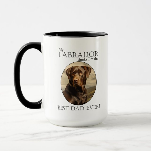 Mug Laboratoire de chocolat papa (Gauche)