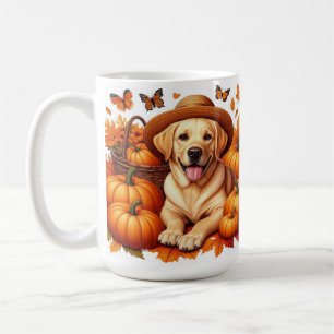 Mug Laboratoire Jaune Avec Casquette De Paille Citroui