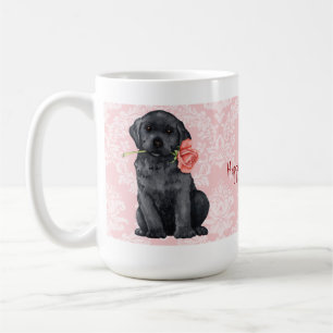 Mug Laboratoire noir Rose Valentine