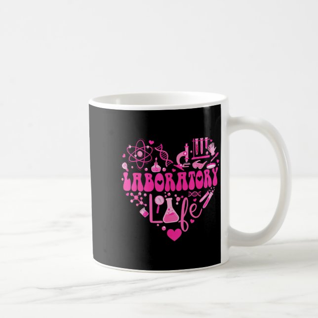 Mug Laboratory Heart Valentine Lab Technologist Scienc (Droite)