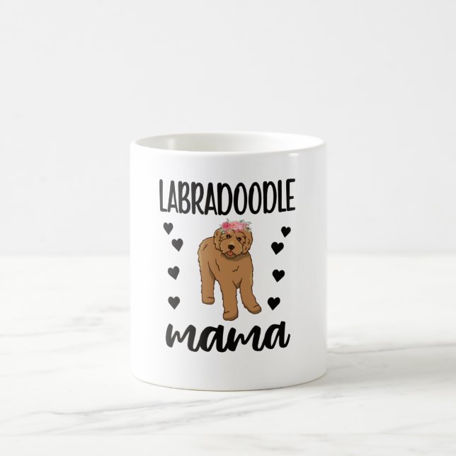 Mug Labradoodle Dog Mama Amoureux des chiens Labradood (Centre)