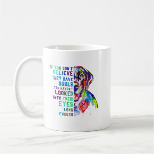 Mug Labrador Artwork Si vous ne croyez pas qu'ils l'on