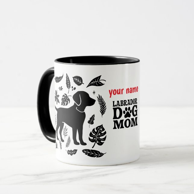 Mug Labrador Chien Maman - Drôle Chien Maman (Devant gauche)