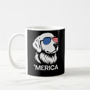 Mug Labrador patriotique Drapeau américain Fête de l'I