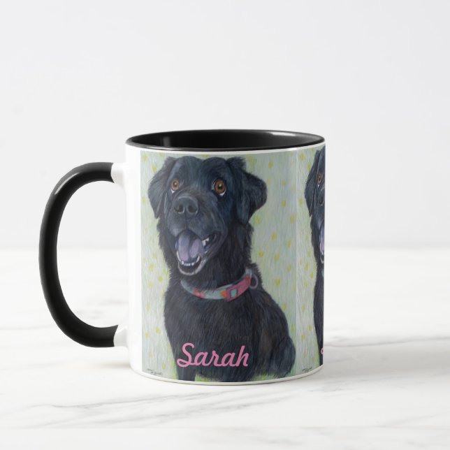 Mug Labrador personnalisable (Gauche)