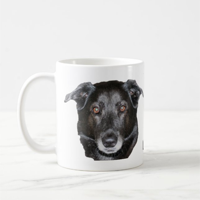 Mug Labrador Retriever Amoureux des chiens personnalis (Gauche)