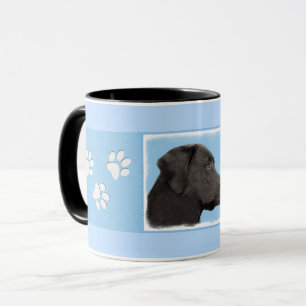 Mug Labrador Retriever Black Peinture Original Chien A