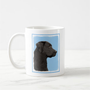 Mug Labrador Retriever Black Peinture Original Chien A