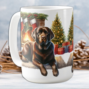 Mug Labrador Retriever Chien Chien Chien Noël