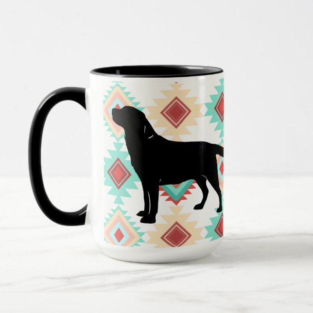 Mug Labrador Retriever Dog on Southwestern Arrière - p (Gauche)