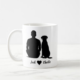 Mug Labrador Retriever Personnalisé Chien Et Propriéta