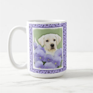 Mug Labrador Retriever Puppy Painting Original Chien A