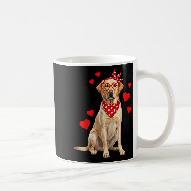 Mug Labrador Retriever Valentines Day Dog Lover Heart  (Droite)