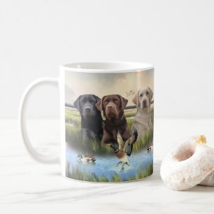 Mug Labrador Retrievers, (Chasse aux chiens)