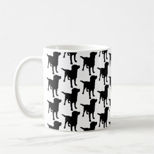 Mug Labrador Retrivers Black Dog Motif