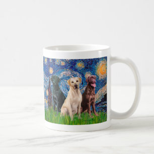 Mug Labradors (3) - Nuit étoilée
