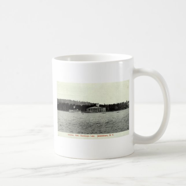 Mug Lac Chautauqua, cru 1909 de Jamestown NY (Droite)
