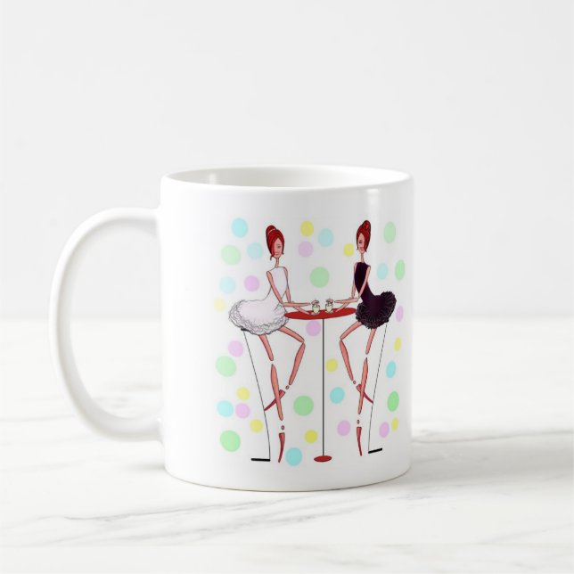 MUG LAC DE CYGNE DE BALLET, BALLERINE D'ODETTE ODILE, (Gauche)