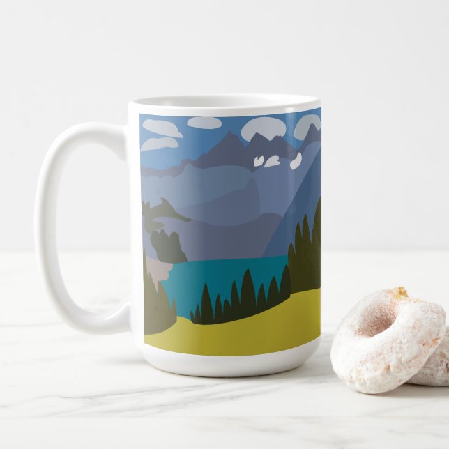 Mug Lac des Alpes (Avec donut)