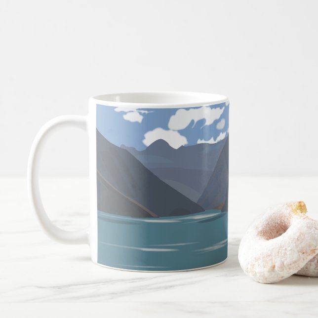 Mug Lac des Montagnes du Chili (Avec donut)