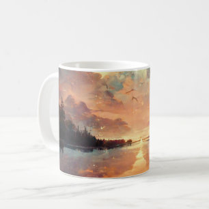Mug Lac Dreamlike et Sunset   Landscape