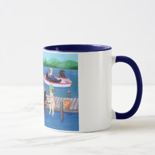 Mug Lac Fun Labradors Peinture