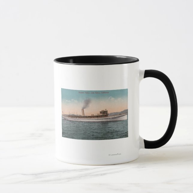 Mug Lac Tahoe, CA - Bateau à vapeur Tahoe (Droite)
