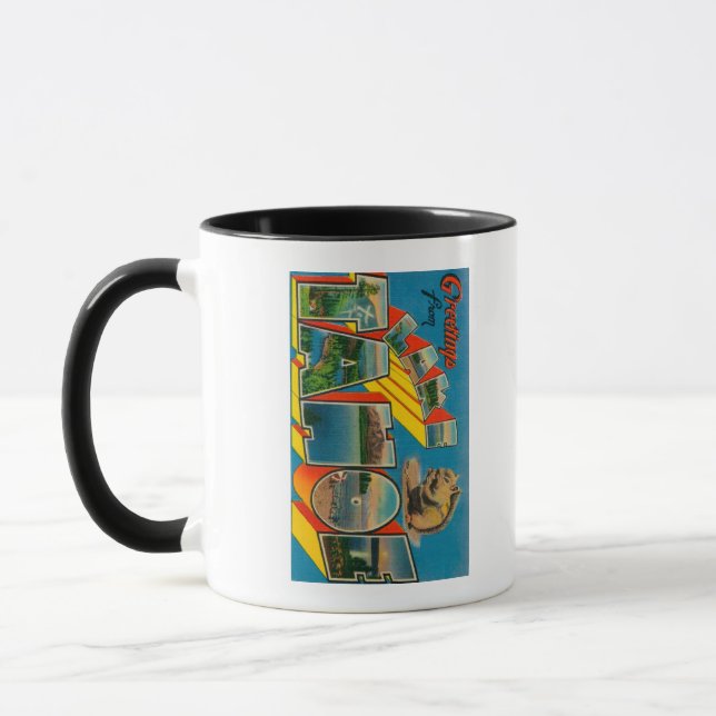 Mug Lac Tahoe, Californie - Scènes à grandes lettres (Gauche)