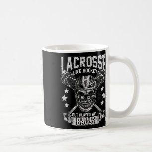 Mug Lacrosse Comme Le Hockey Mais Joué Avec Lax Player