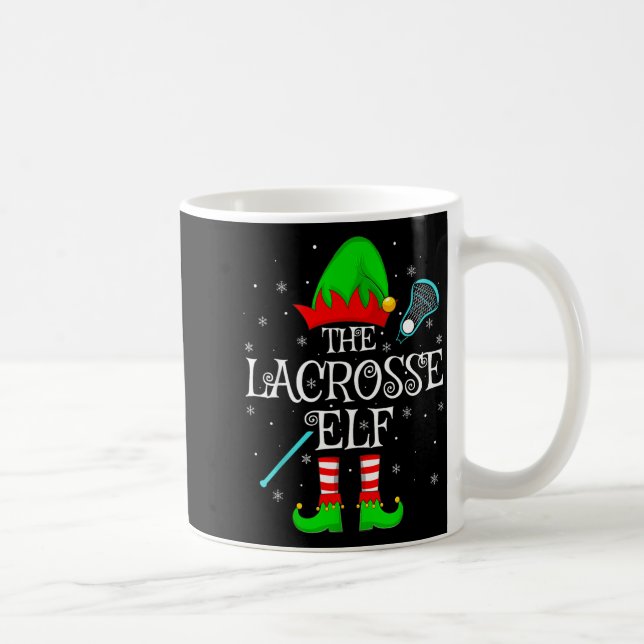 Mug Lacrosse Elf Christmas Family Elf Squad Srts Playe (Droite)