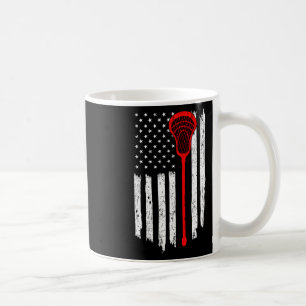 Mug Lacrosse Joueur Lax Patriotique gardien de but Lax