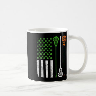 Mug Lacrosse vintage Saint-Patrick américain irlandais