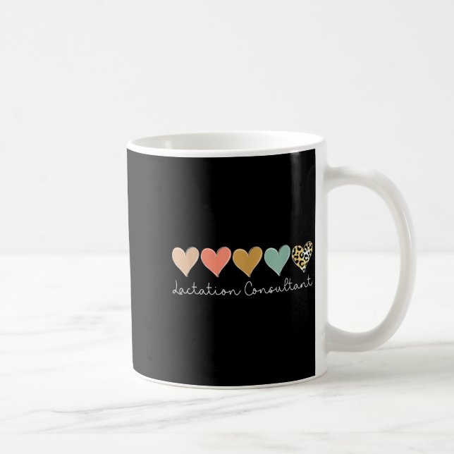 Mug Lactation Consultant Leopard Heart, Valentine's Da (Droite)