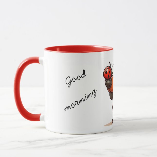 Mug Lady Bug Dachshund (Gauche)