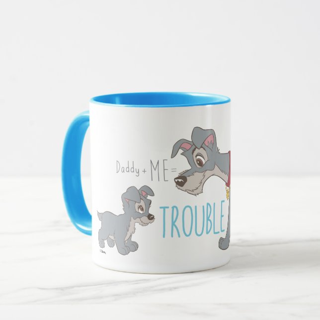Mug Lady & Le Tramp | Papa+Me=Problème (Devant gauche)