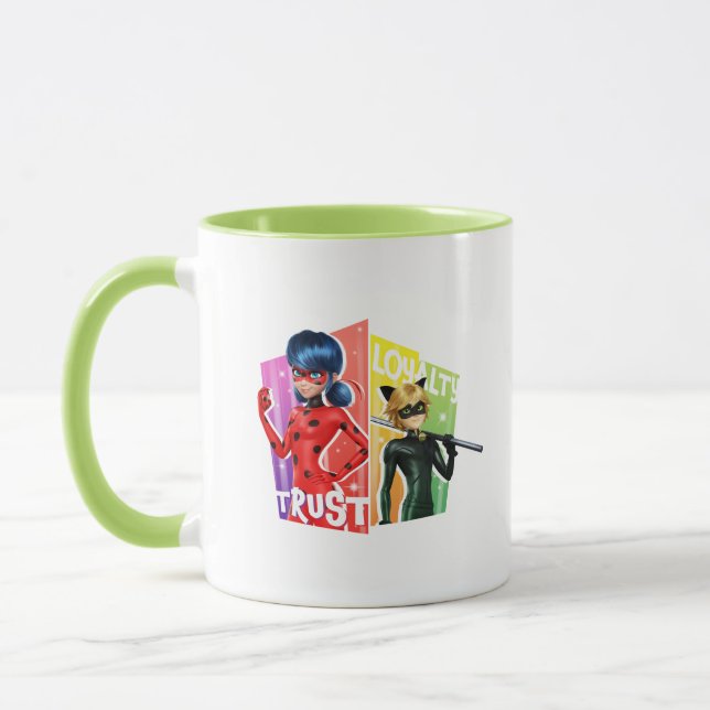 Mug Ladybug & Cat Noir | Confiance et fidélité (Gauche)