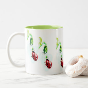 Mug : Ladybugs North American Flowers
