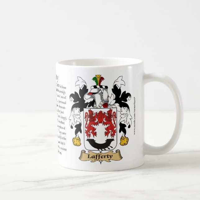 Mug Lafferty, l'origine, la signification et la crête (Droite)