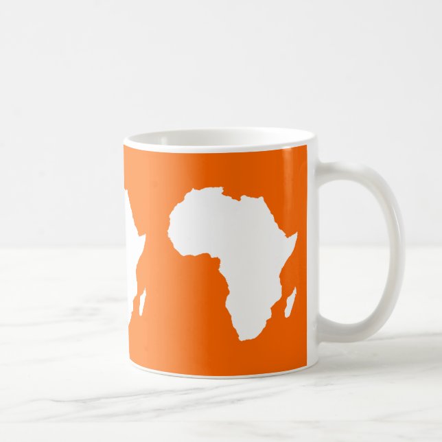 Mug L'Afrique Audacieuse de la Tangerine (Droite)