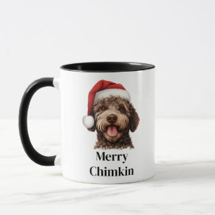 Mug Lagotto Romagnolo Chien Santa Hat Noël