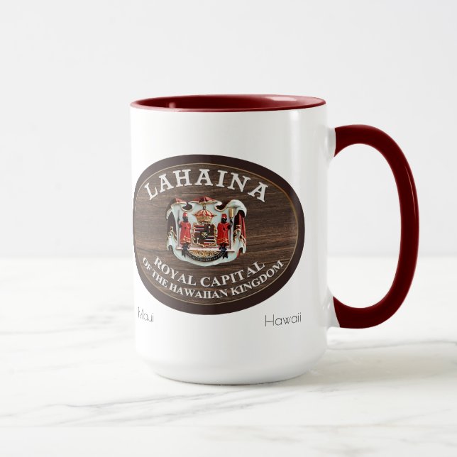 Mug Lahaina - Capitale royale du Royaume d'Hawaï (Droite)