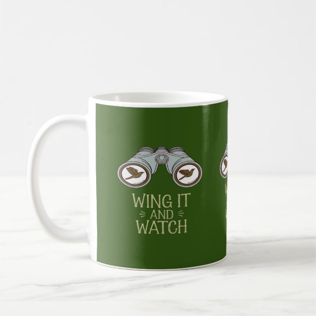 Mug L'aimer et observer l'observation des oiseaux Natu (Gauche)