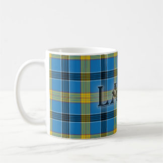 Mug Laing Tartan avec le nom
