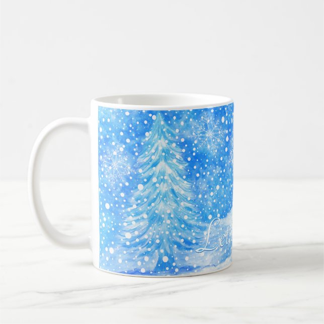 Mug Laisse-le neiger (Gauche)
