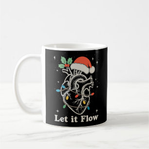 Mug Laisser couler Coeur Cardiaque Infirmière Noël Noë