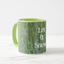 Laisser Il Neige Vert Cypress Arbre Neige Coupe de