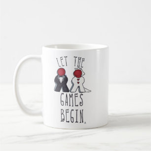 Mug Laisser les Jeux commencer à mépriser l'art Mariag